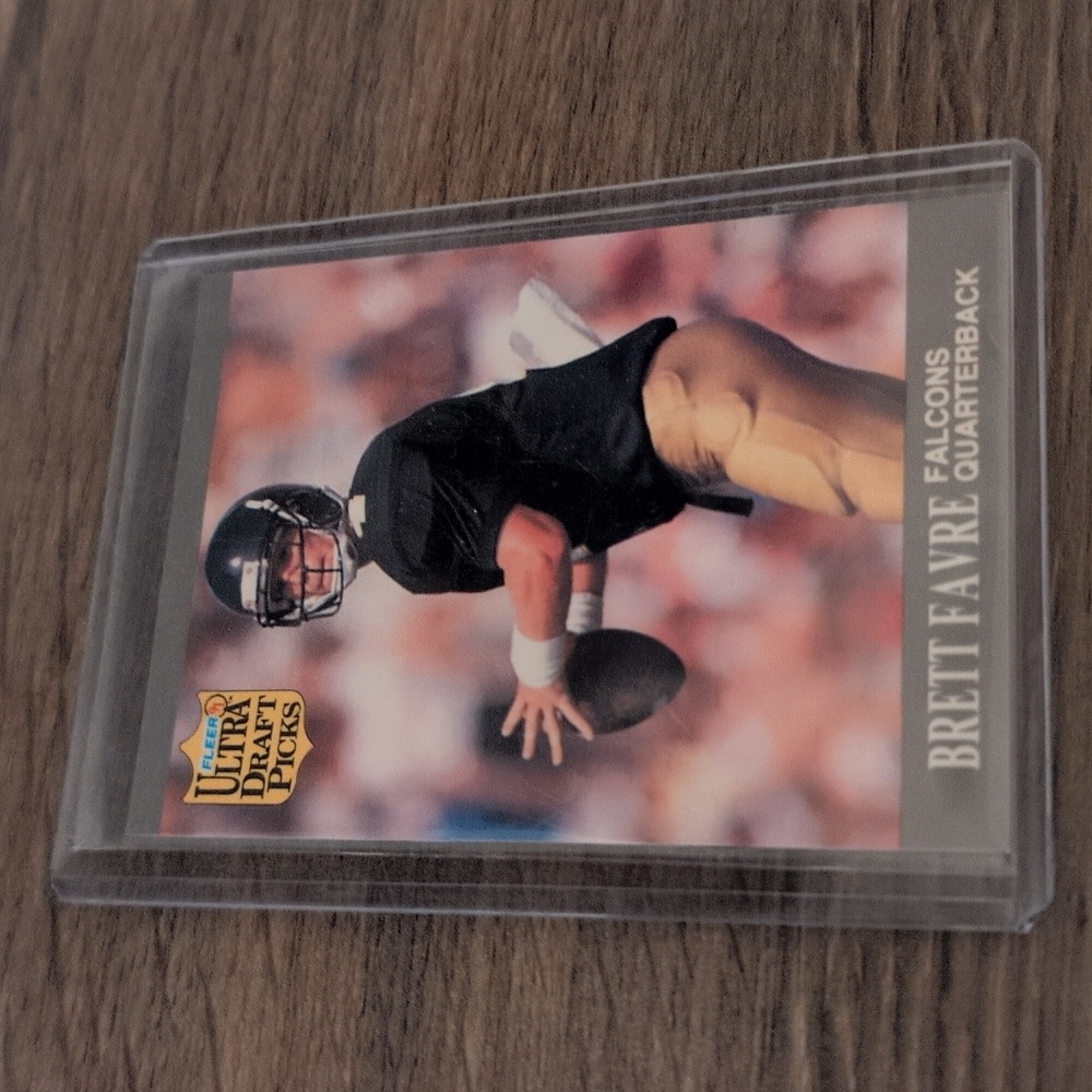 1991 Fleer Ultra Brett Favre Rookie Card Packers HOF